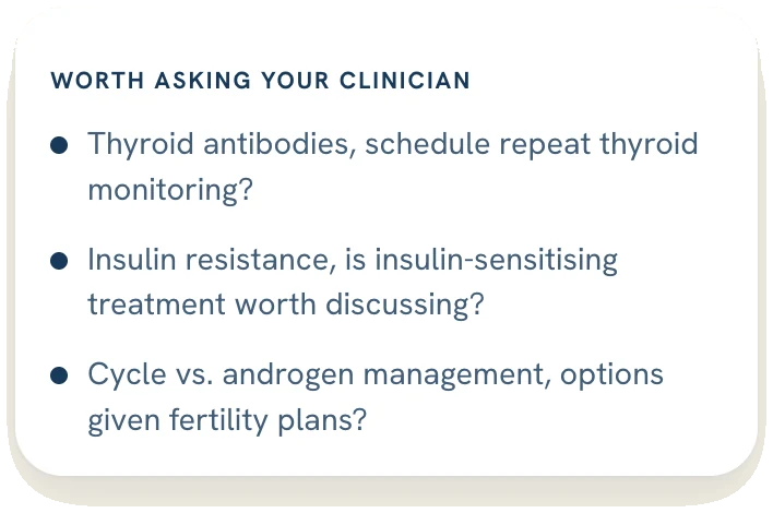 Verna Health doctor-ready summary, a preview with questions to raise at your visit